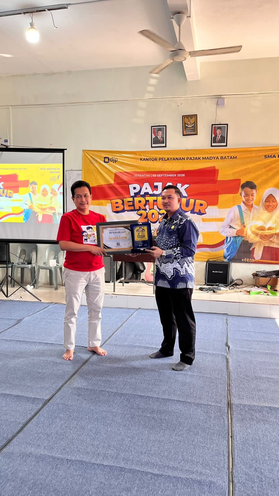 Tingkatkan Kesadaran Pajak Sejak Dini, KPP Madya Batam Gelar "Pajak Bertutur 2026" di SMAN 16 Batam